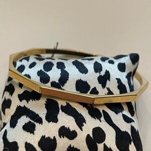 Gold Hexagonal Bangle Bracelet